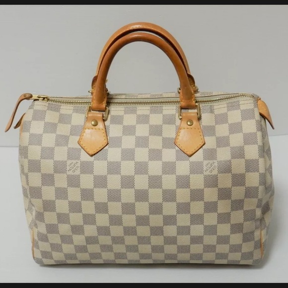 AUTHENTIC LOUIS VUITTON SPEEDY 30 LOCK PRELOVED - Picture 2 of 12